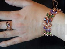Load image into Gallery viewer, Three Line Multi Colour Bracelet - Enumu