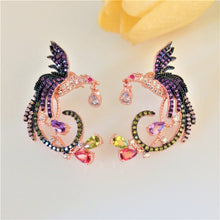 Load image into Gallery viewer, Designer Bird Super Big Stud Earrings
