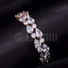 Load image into Gallery viewer, White Stone Grand wedding Bracelet - Enumu