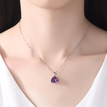 Load image into Gallery viewer, Sterling Silver Rainbow Fire Mystic Topaz Necklace - Enumu