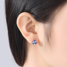 Load image into Gallery viewer, Sterling Silver Rainbow  Fire Mystic Topaz Studs - Enumu