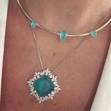 Load image into Gallery viewer, Big Citrine Pendant with Chain - Enumu
