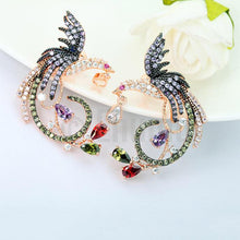 Load image into Gallery viewer, Designer Bird Super Big Stud Earrings - Enumu