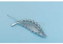 Load image into Gallery viewer, Pearl Leaf Brooch or Saree Pin - Enumu