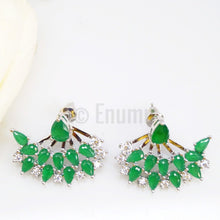 Load image into Gallery viewer, Emerald Studs / Earrings - Enumu