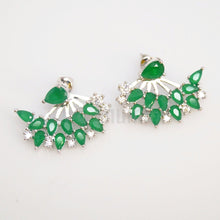 Load image into Gallery viewer, Emerald Studs / Earrings - Enumu