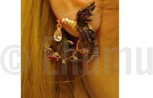 Load image into Gallery viewer, Designer Bird Super Big Stud Earrings - Enumu