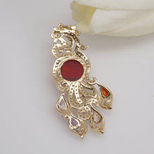 Load image into Gallery viewer, Super Big Multi Colour Peacock Pendant - Enumu