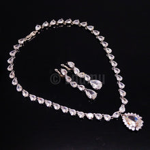 Load image into Gallery viewer, Diamond Necklace with Earrings Set - Enumu