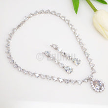 Load image into Gallery viewer, Diamond Necklace with Earrings Set - Enumu