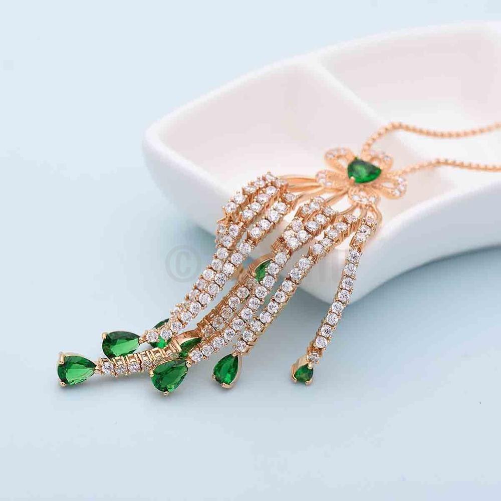 Super Big Emerald Pendant with Chain Enumu