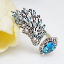 Load image into Gallery viewer, Aquamarine Adjustable Ring - Enumu