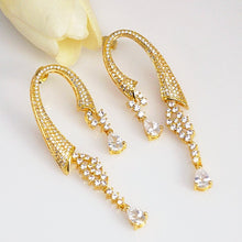 Load image into Gallery viewer, Wedding Zircon Dangle Earrings - Enumu