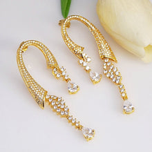 Load image into Gallery viewer, Wedding Zircon Dangle Earrings - Enumu