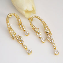 Load image into Gallery viewer, Wedding Zircon Dangle Earrings - Enumu