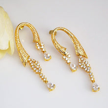 Load image into Gallery viewer, Wedding Zircon Dangle Earrings - Enumu