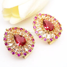 Load image into Gallery viewer, Simple Ruby Studs - Enumu