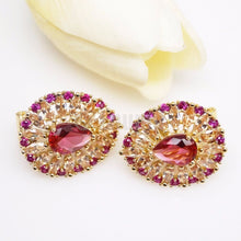 Load image into Gallery viewer, Simple Ruby Studs - Enumu
