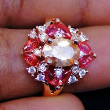 Load image into Gallery viewer, Champagne Ruby Ring - Enumu