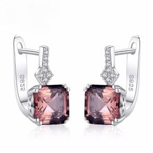 Load image into Gallery viewer, Sterling Silver Smoky Quartz Small Hoops - Enumu