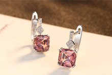 Load image into Gallery viewer, Sterling Silver Smoky Quartz Small Hoops - Enumu