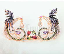 Load image into Gallery viewer, Designer Bird Super Big Stud Earrings - Enumu