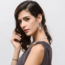 Load image into Gallery viewer, Emerald Designer Long Dangle Earrings - Enumu