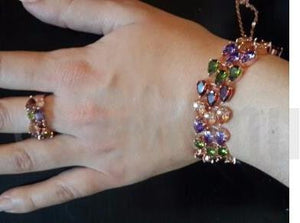 Three Line Multi Colour Bracelet - Enumu