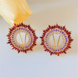 Blazing Sun Stud Earrings