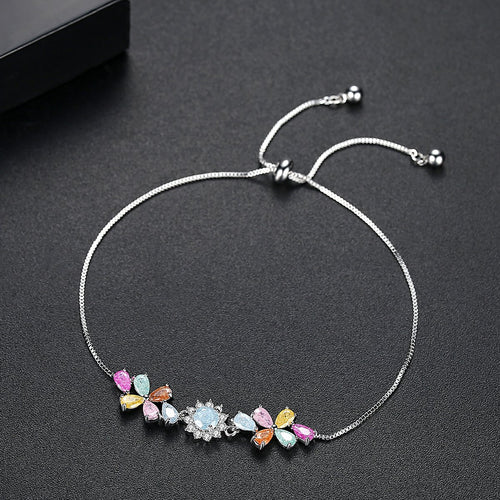 Simple Multi Color Stone Bracelet - Enumu