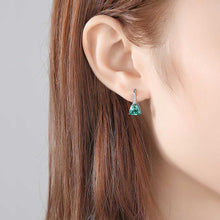 Load image into Gallery viewer, Sterling Silver Smoky Quartz Hoops - Enumu