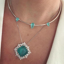 Load image into Gallery viewer, Big Tourmaline Pendant with Chain - Enumu
