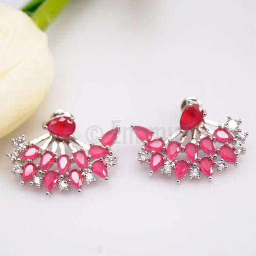 Ruby Studs/Earrings - Enumu