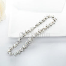 Load image into Gallery viewer, Single Line Pearl Necklace Set - Enumu