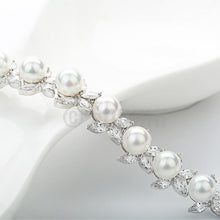 Load image into Gallery viewer, Single Line Pearl Necklace Set - Enumu