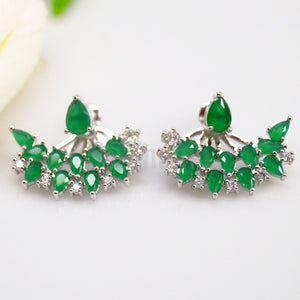 Emerald Studs / Earrings - Enumu