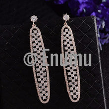 Load image into Gallery viewer, GP Long Dangle Earrings - Enumu