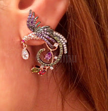 Load image into Gallery viewer, Designer Bird Super Big Stud Earrings - Enumu