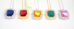 Big Tourmaline Pendant with Chain - Enumu
