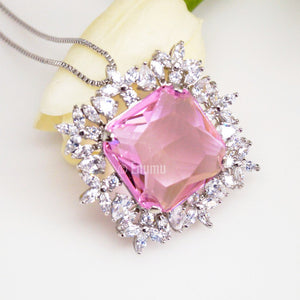 Big Tourmaline Pendant with Chain - Enumu