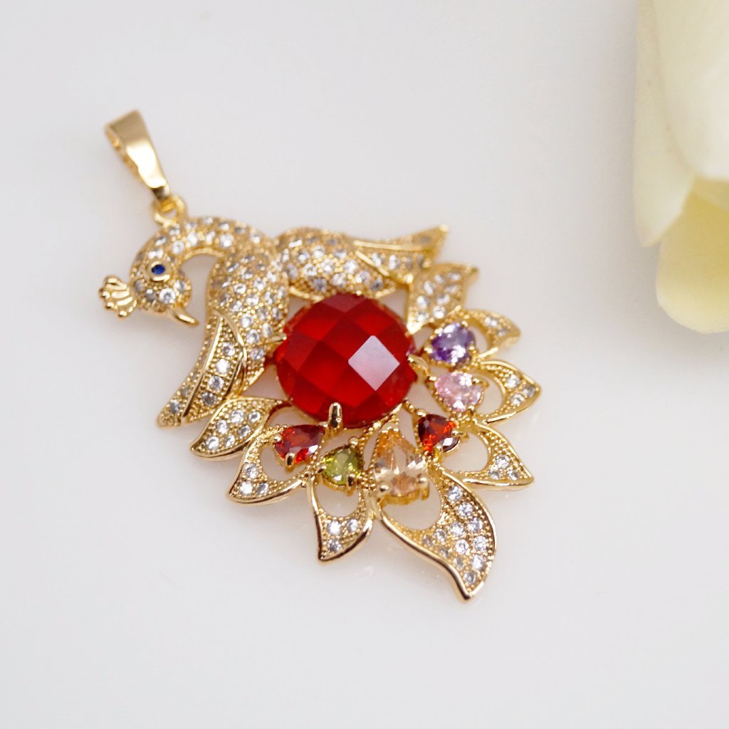 Peacock Pendant Without Chain - Enumu