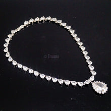 Load image into Gallery viewer, Swiss Zircon Diamond Drop Necklace - Enumu
