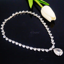 Load image into Gallery viewer, Swiss Zircon Diamond Drop Necklace - Enumu