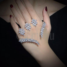Load image into Gallery viewer, Swiss Zircon Hand Accessory or Knuckle Rings - Enumu