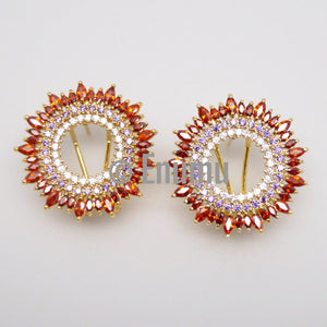 Blazing Sun Stud Earrings - Enumu