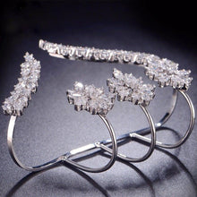 Load image into Gallery viewer, Swiss Zircon Hand Accessory or Knuckle Rings - Enumu