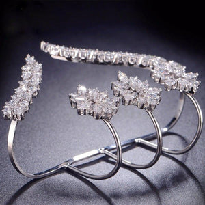 Swiss Zircon Hand Accessory or Knuckle Rings - Enumu