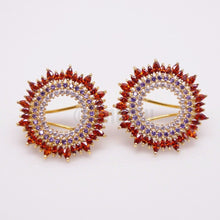 Load image into Gallery viewer, Blazing Sun Stud Earrings - Enumu