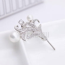 Load image into Gallery viewer, Lilly and Pearl Brooch - Enumu