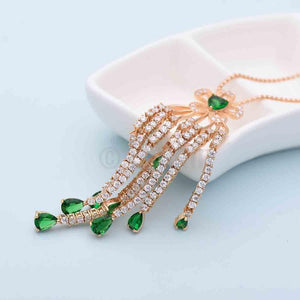 Super Big Emerald Pendant with Chain - Enumu